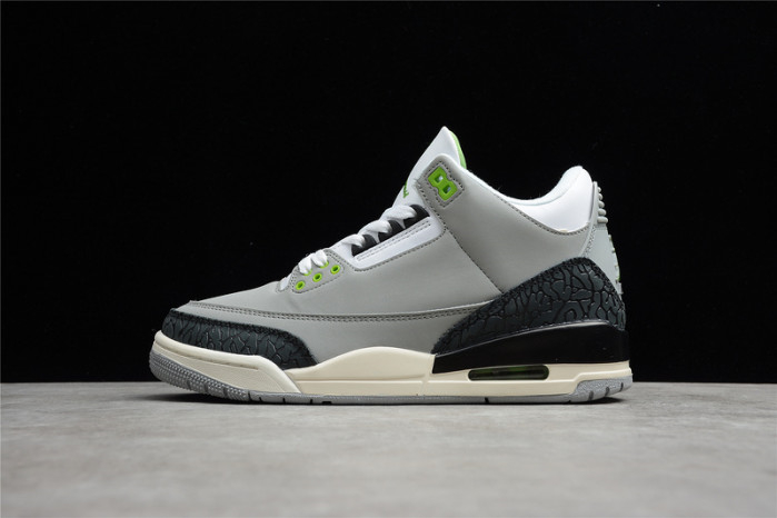 AIR JORDAN 3 RETRO ??CHLOROPHYLL???? 136064 006