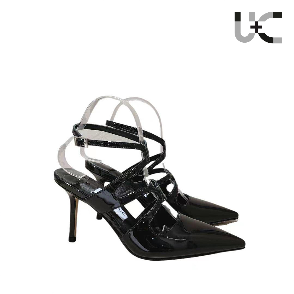 Jimmy Choo Patent Leather Azia  Heels (Replica)