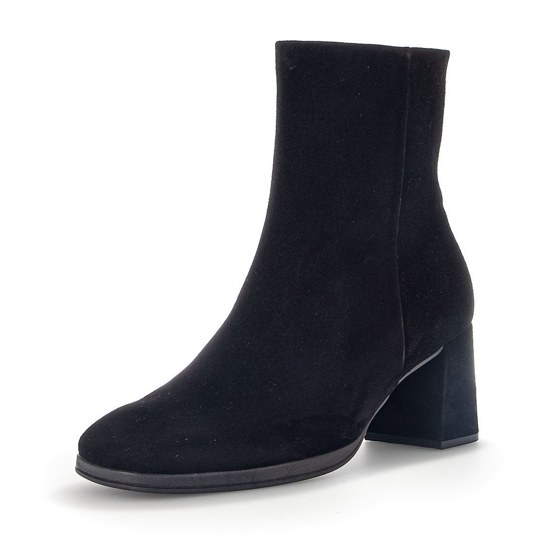 GABOR black suede boot,