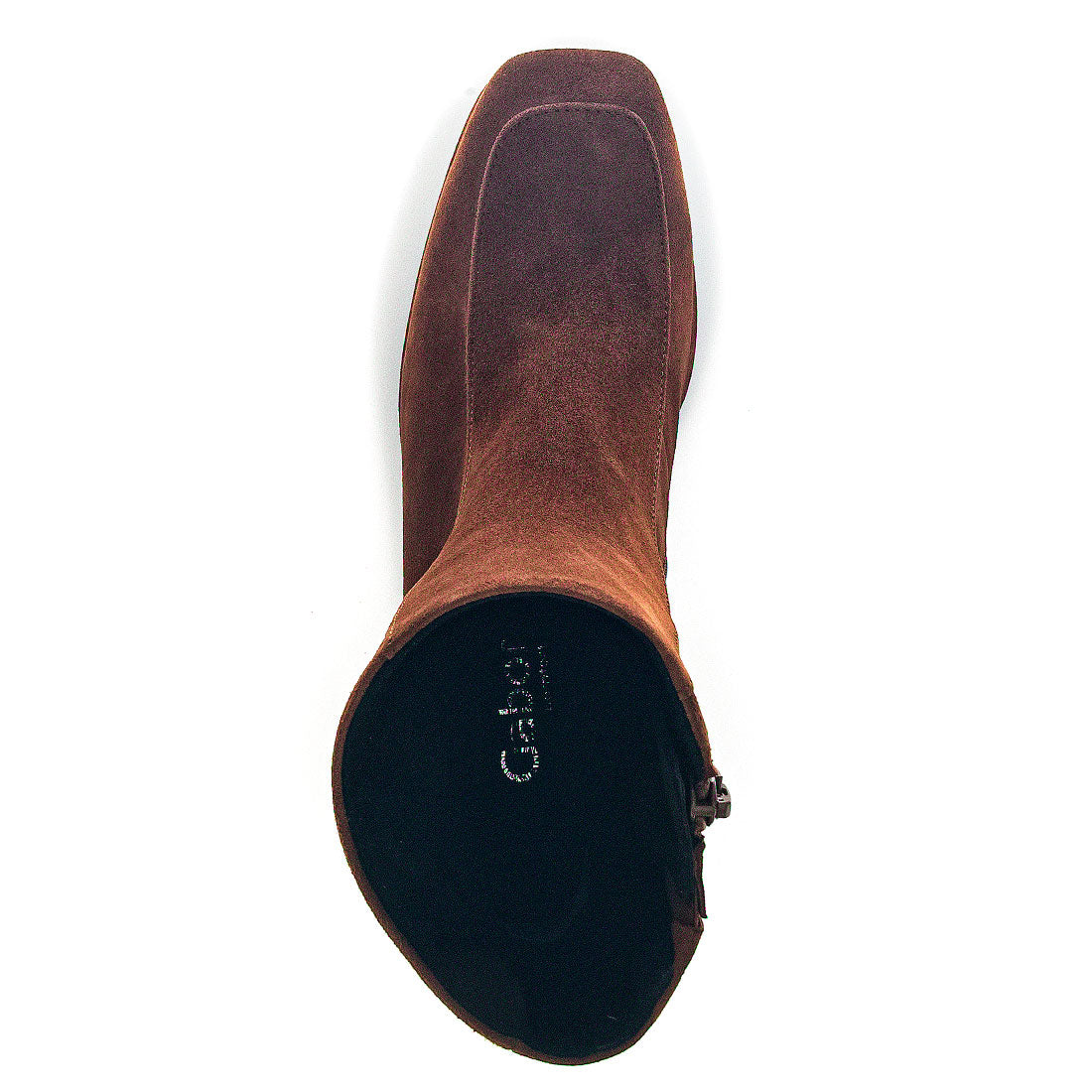 GABOR middle brown suede boot,