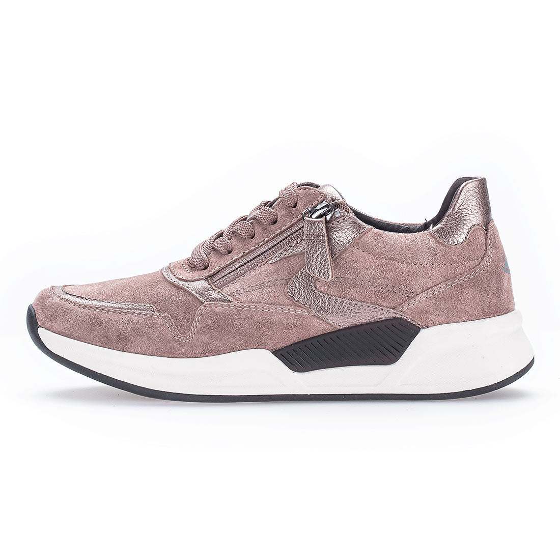 ROLLINGSOFT Dark pink suede sneaker,
