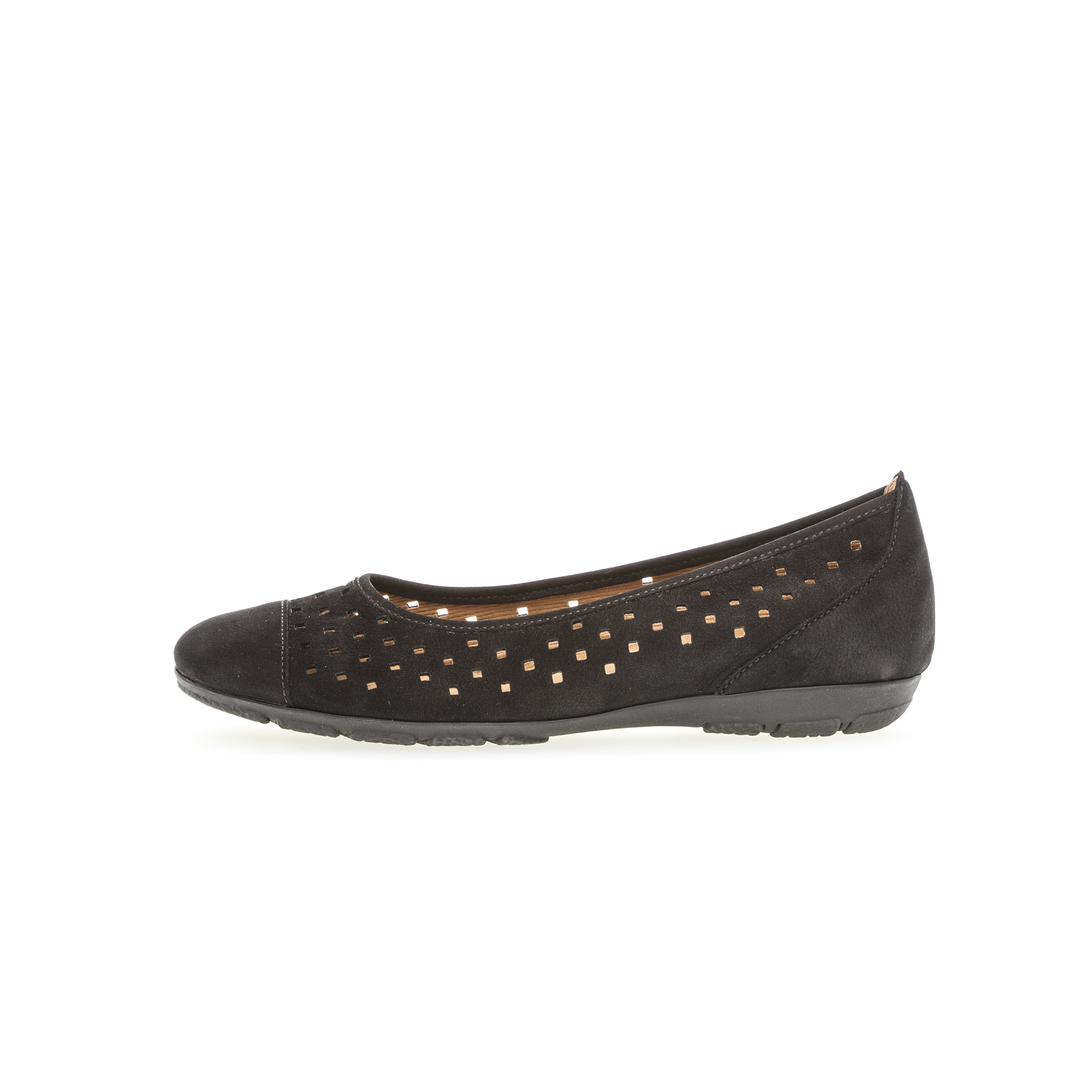 24.169 - CAP TOE PERFORATED BALLET FLAT