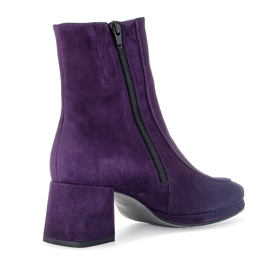 GABOR Purple suede short boot,