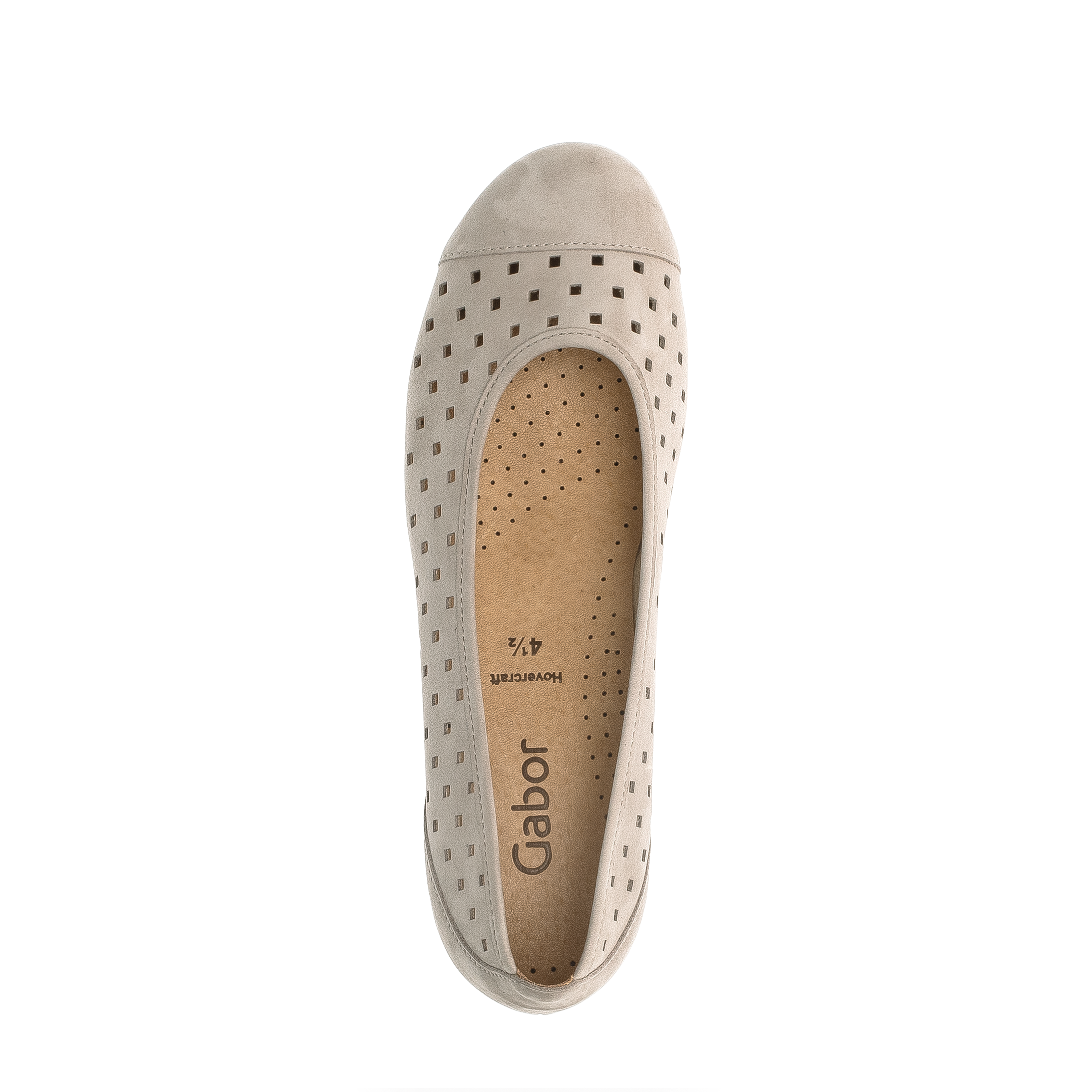 24.169 - CAP TOE PERFORATED BALLET FLAT