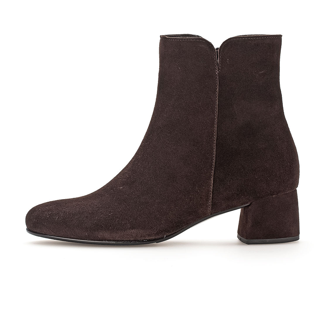 GABOR Chocolate brown suede boot,