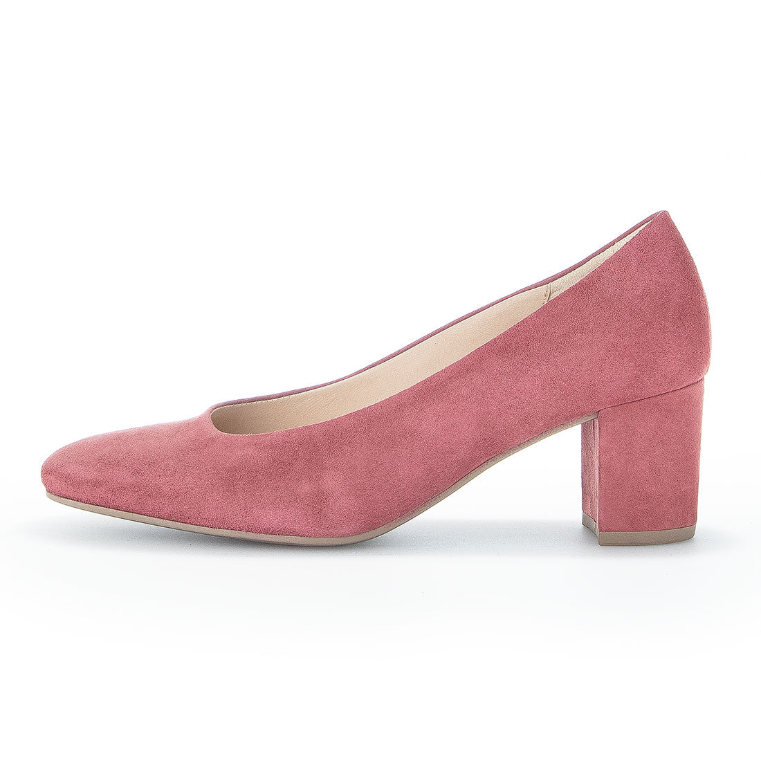 GABOR Berry suede pump with square toe,