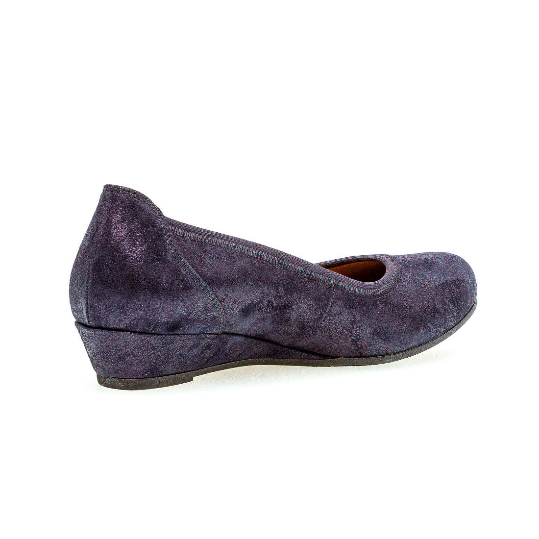 GABOR Blue nubuck with metallic effect,
