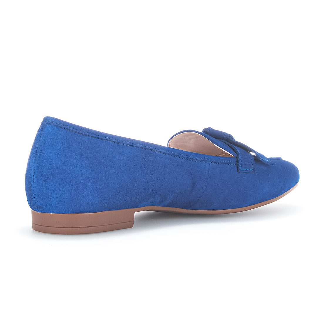 GABOR Saphir blue suede with pointed toe,