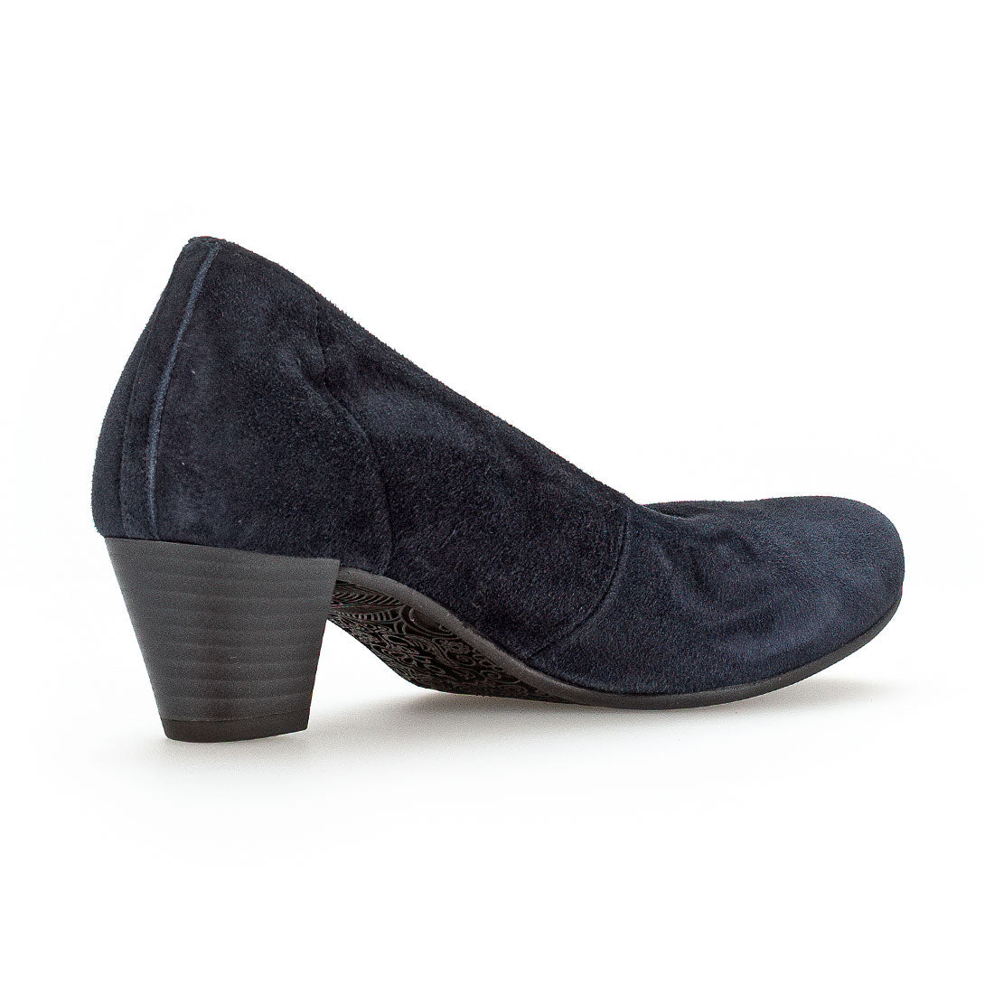 GABOR Blue suede pump width H,