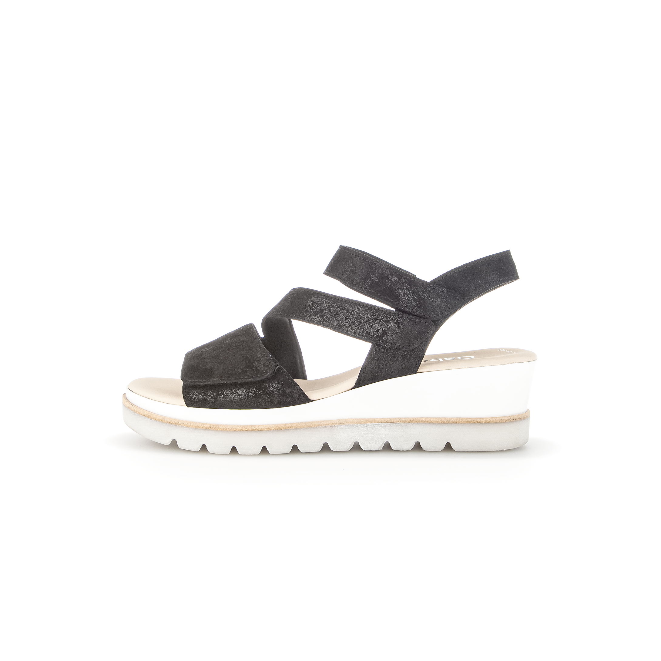 24.640 - QUARTER STRAP WEDGE VELCRO SANDAL