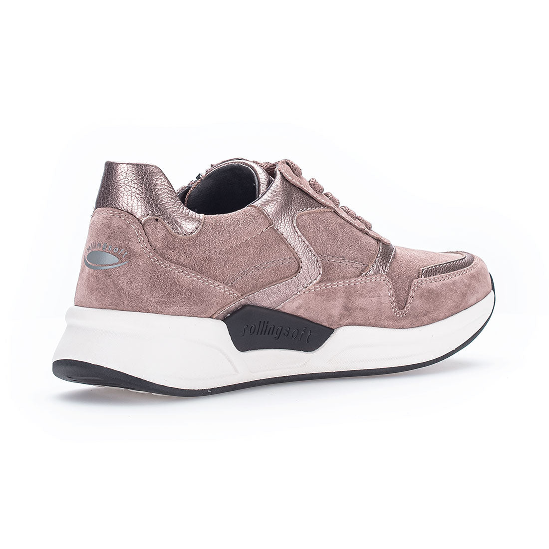 ROLLINGSOFT Dark pink suede sneaker,