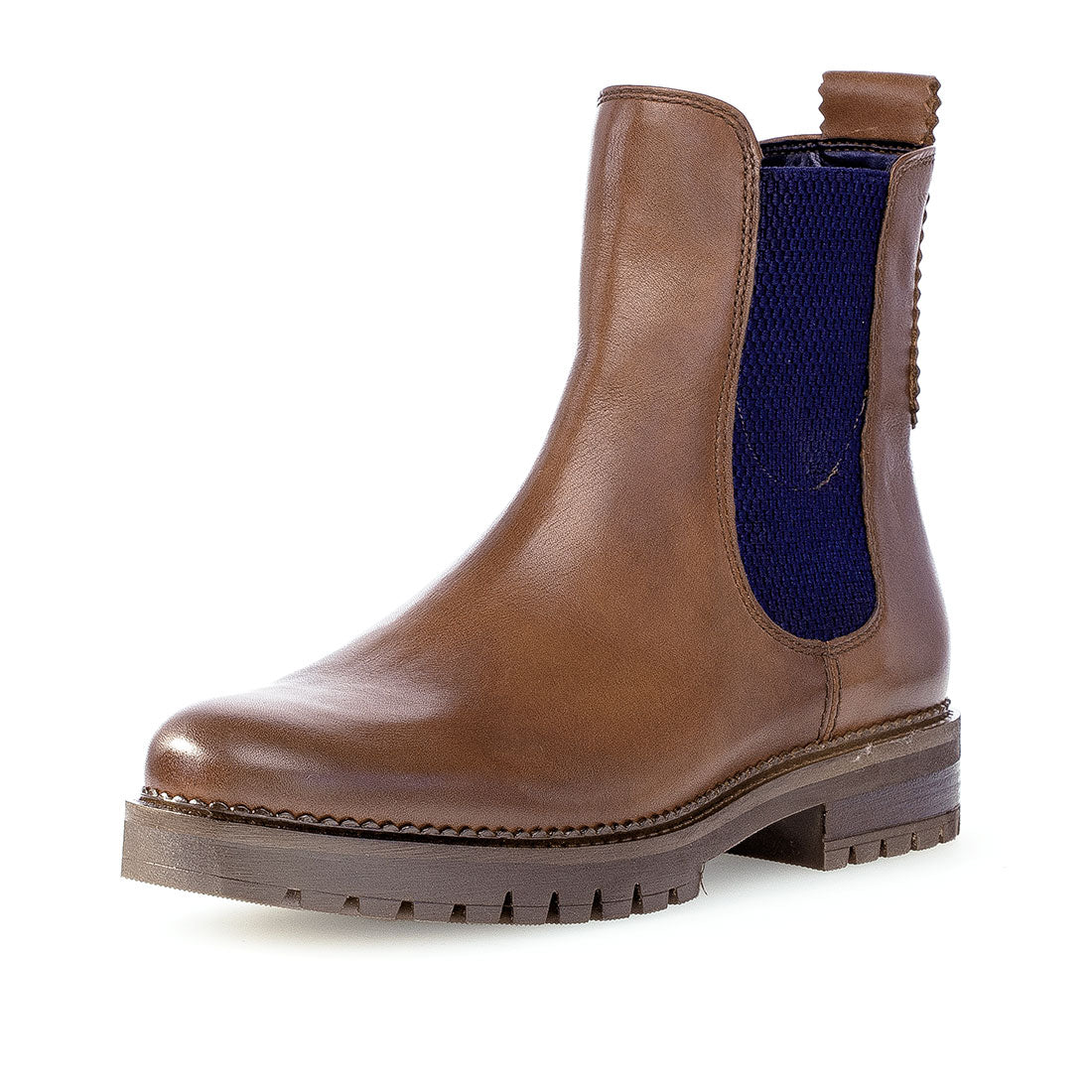 GABOR Sattel leather boot with width H,