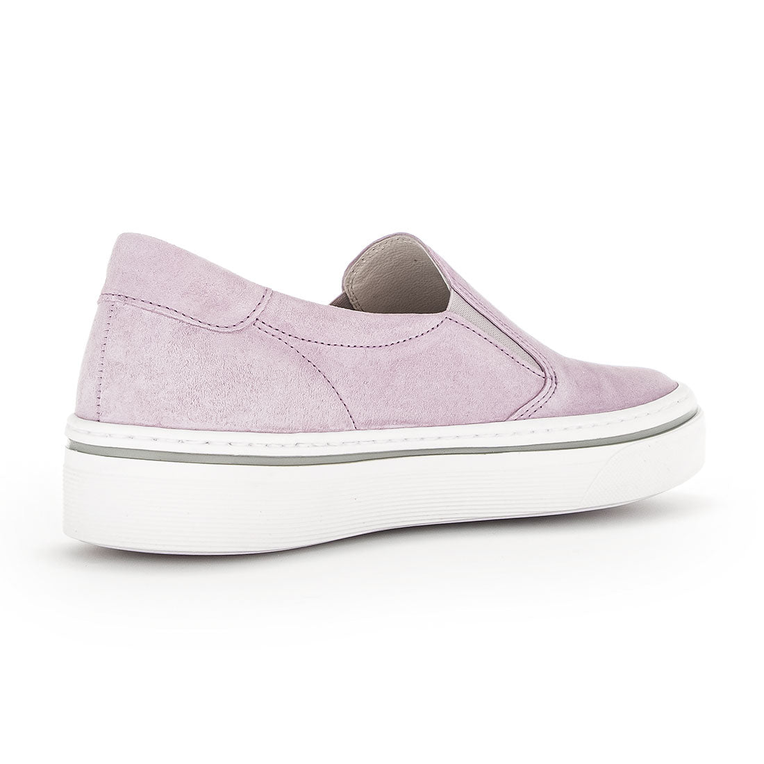 GABOR Light purple suede loafer,