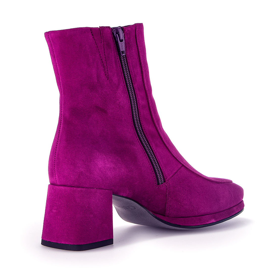 GABOR Cyclamen suede short boot,