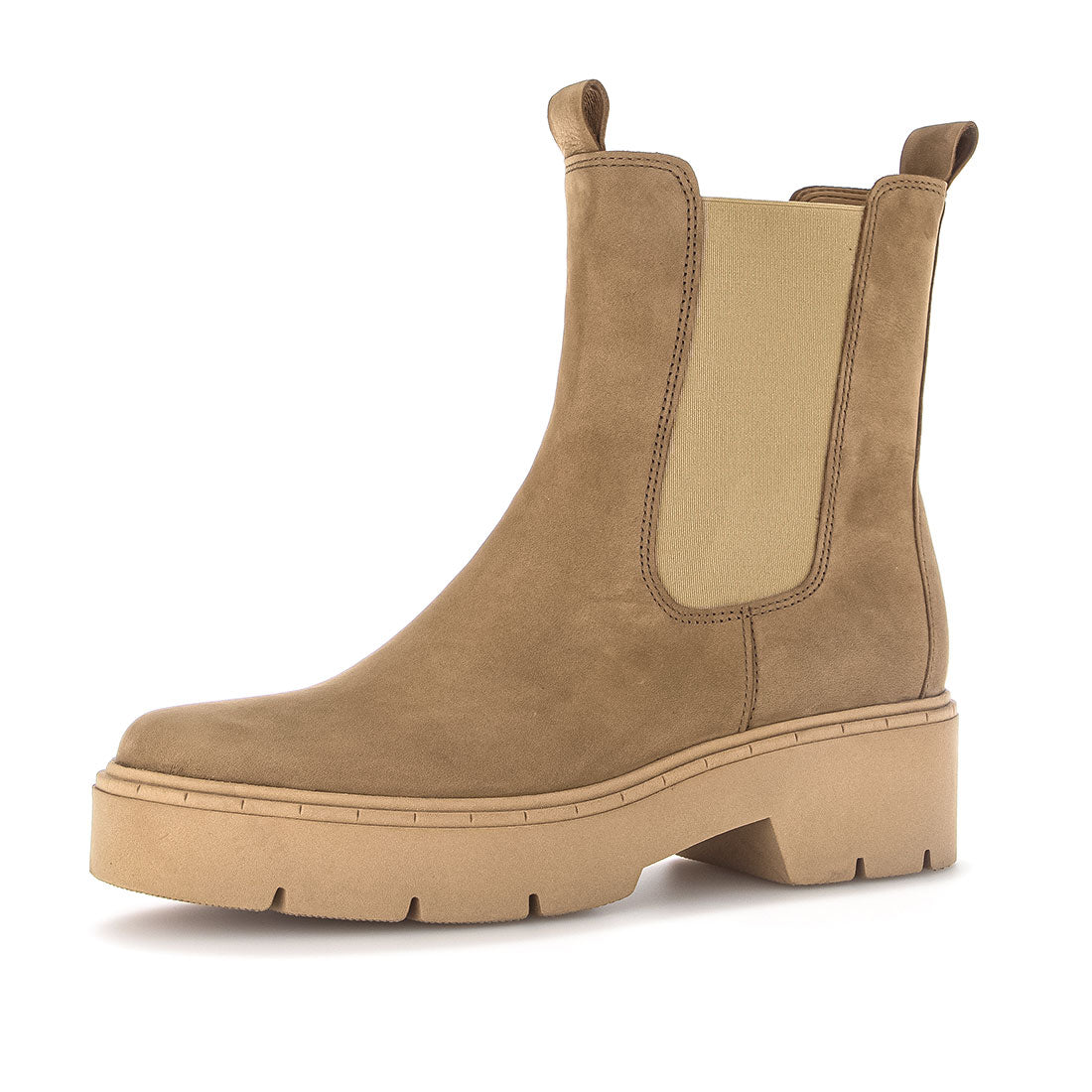 GABOR Nut brown nubuck boot,