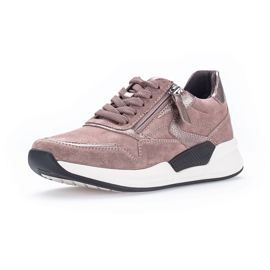 ROLLINGSOFT Dark pink suede sneaker,