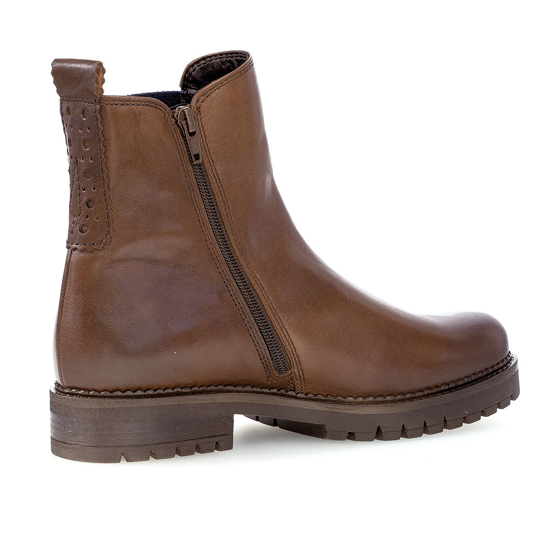 GABOR Sattel leather boot with width H,
