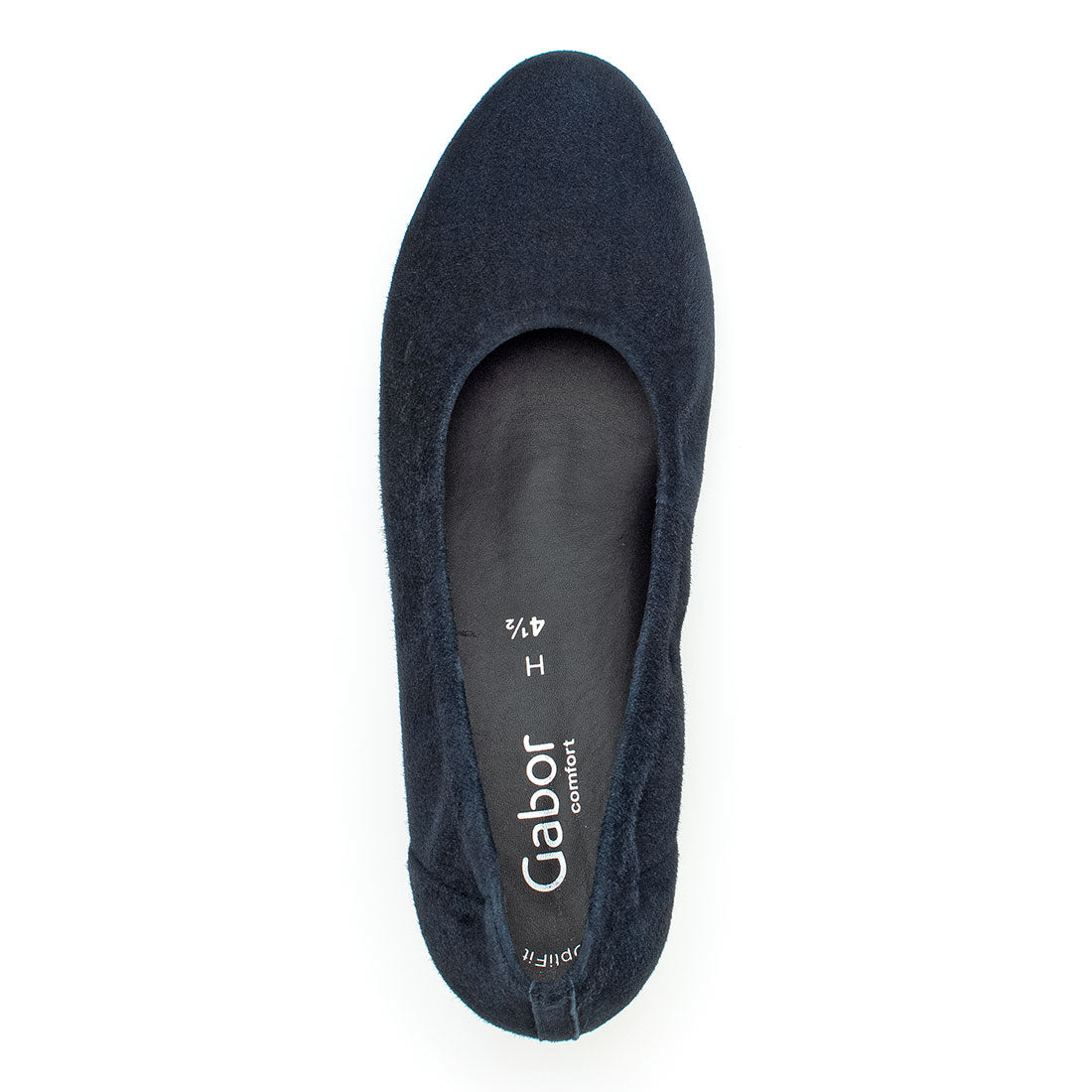 GABOR Blue suede pump width H,