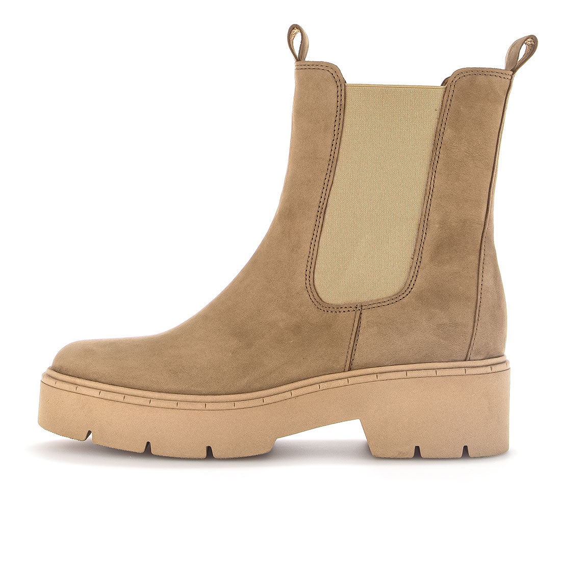 GABOR Nut brown nubuck boot,