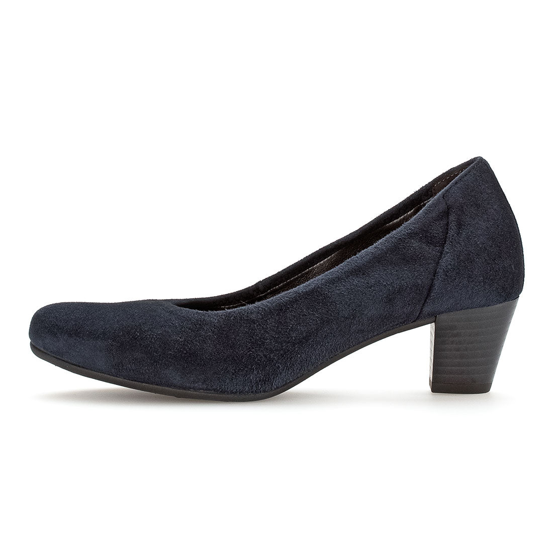 GABOR Blue suede pump width H,