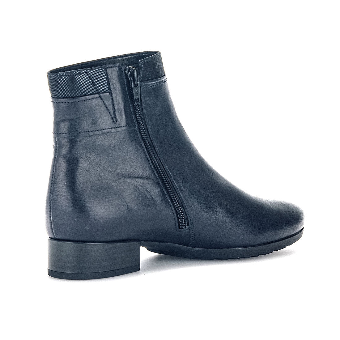 GABOR Blue leather boot width H,