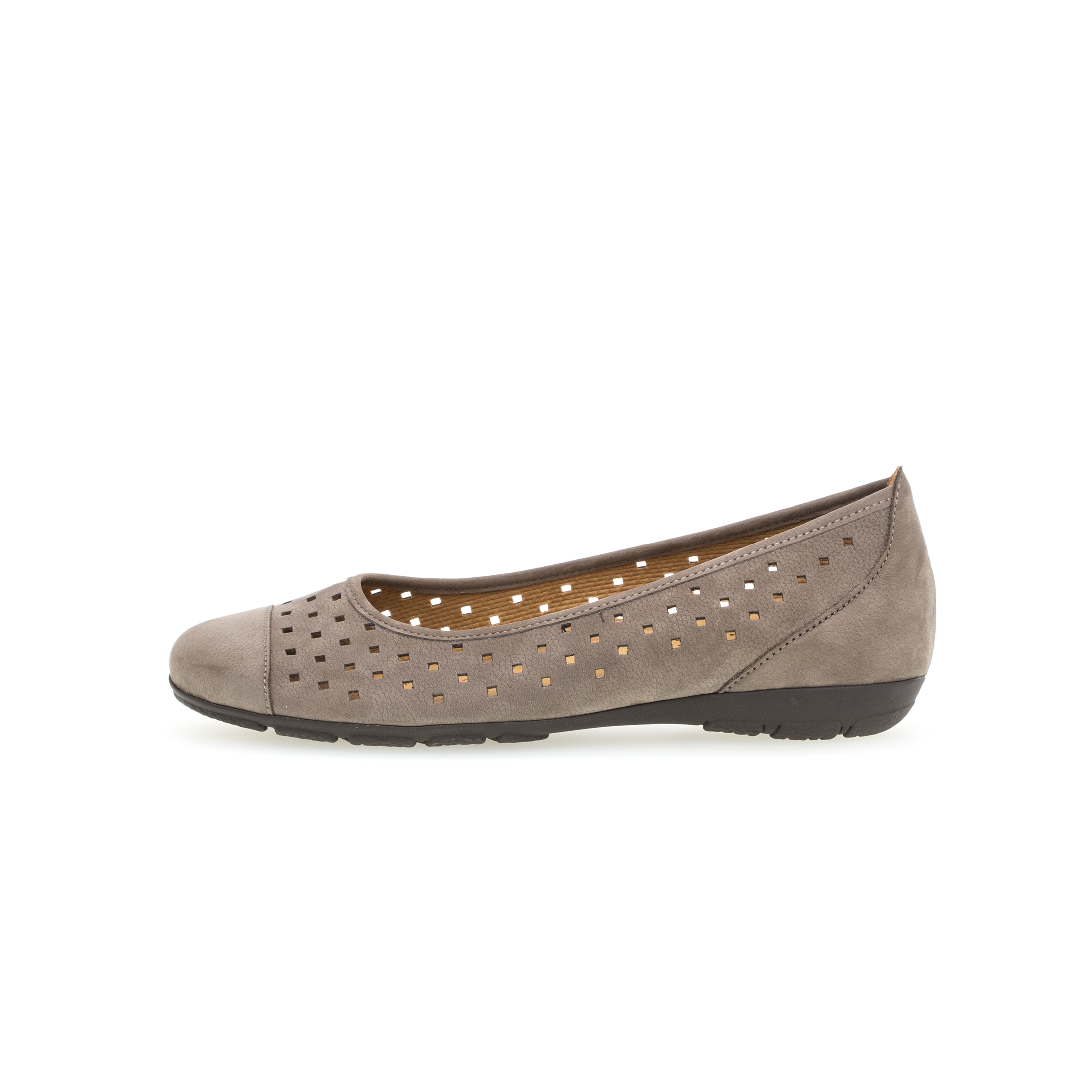 24.169 - CAP TOE PERFORATED BALLET FLAT