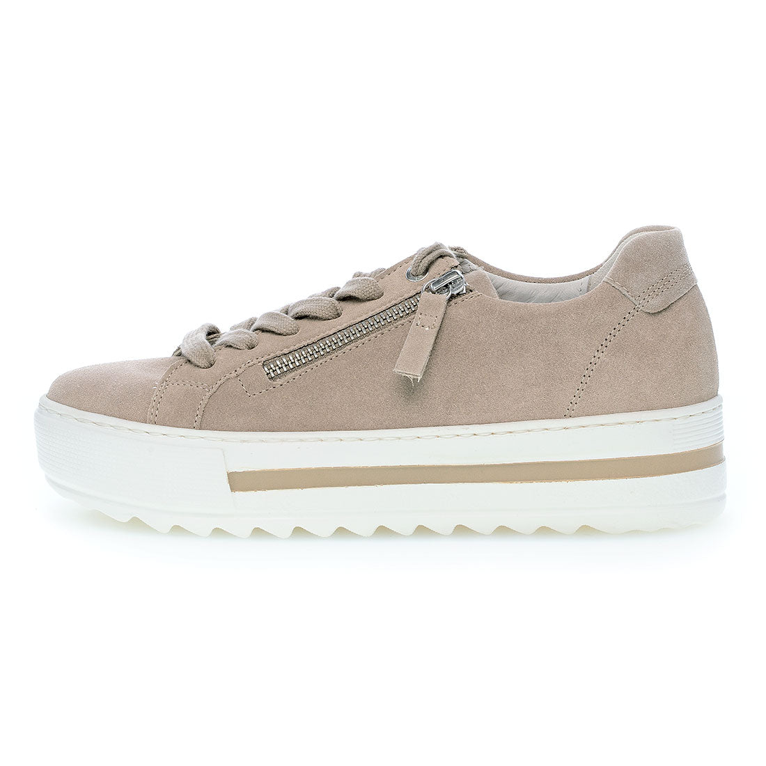 GABOR Sand suede sneaker,