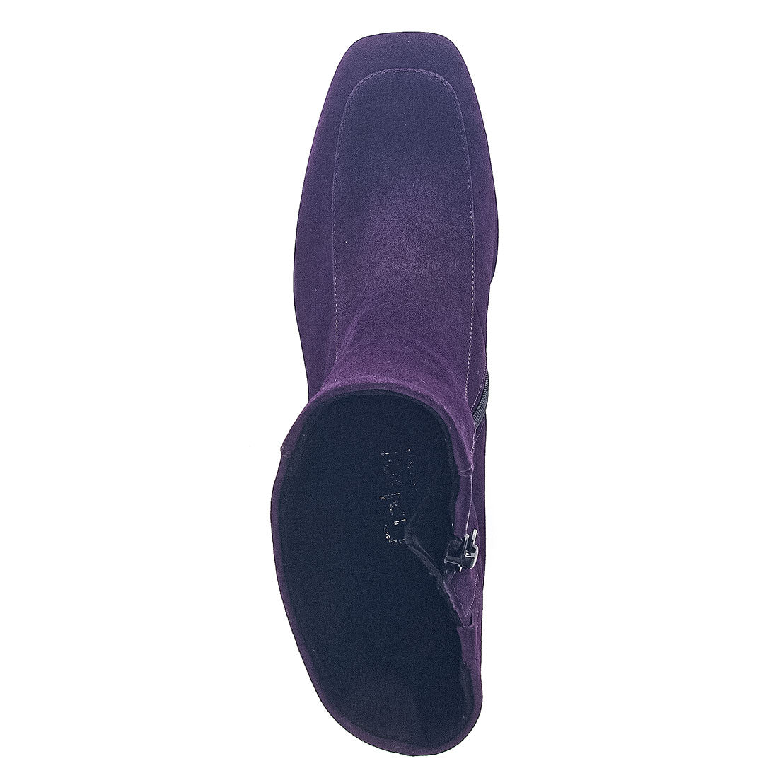 GABOR Purple suede short boot,