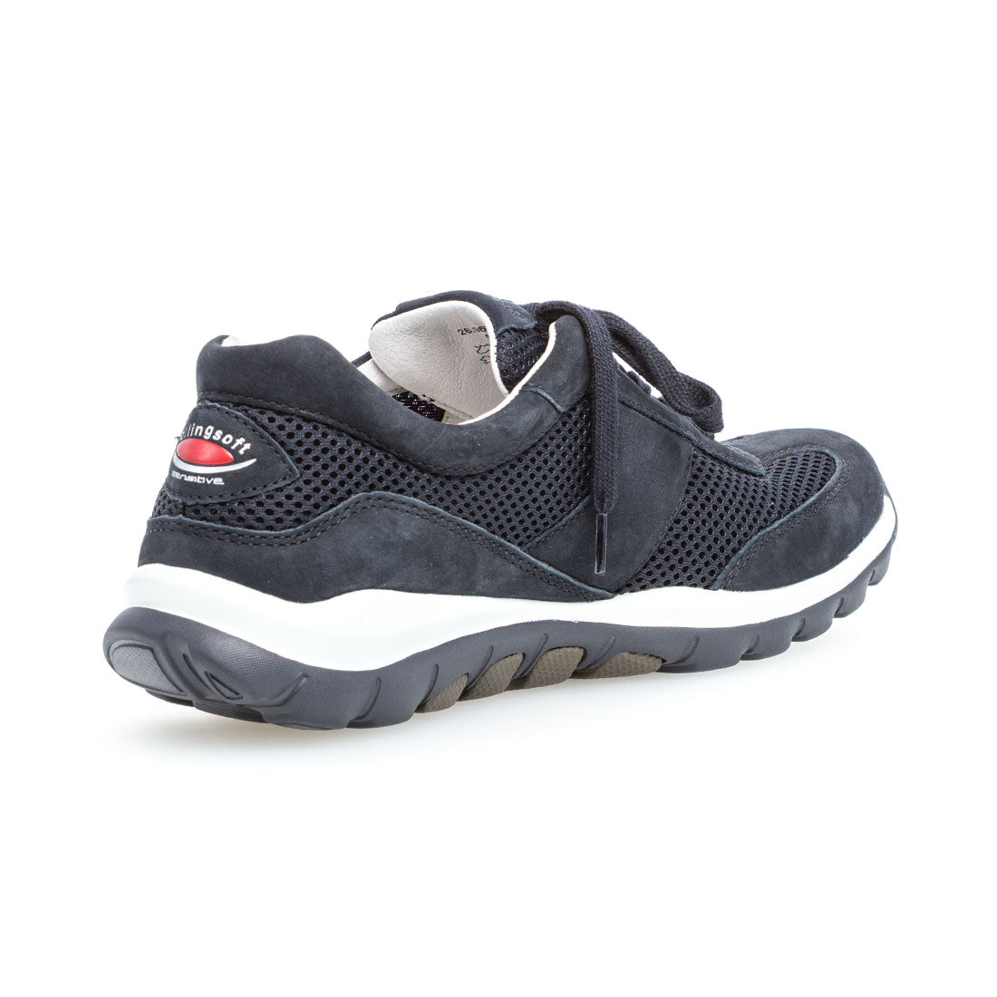 ROLLINGSOFT Blue nubuck/textile and sneakers,