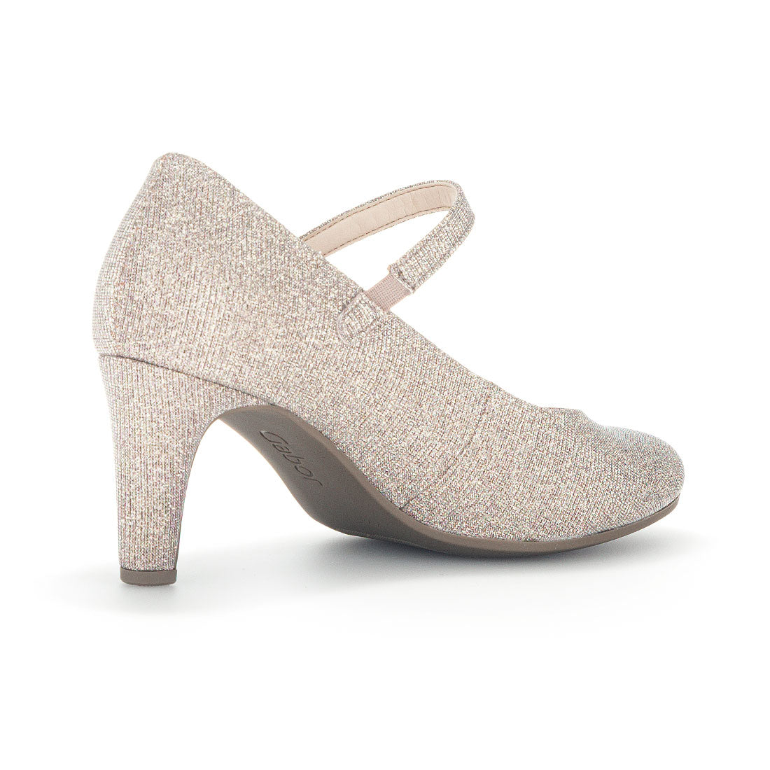 GABOR Pink glitter pump with stiletto heel,