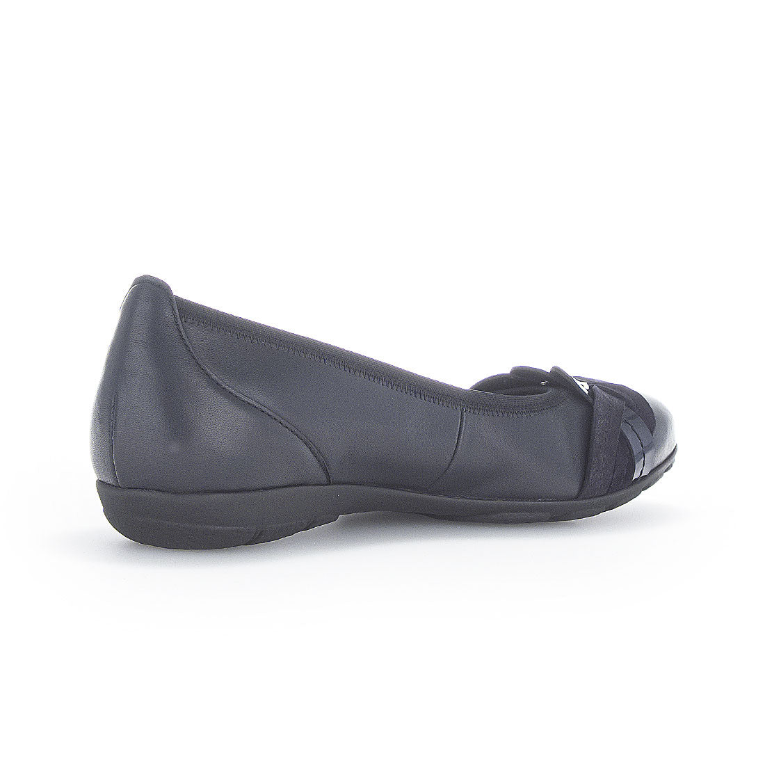 GABOR Blue leather ballerina,