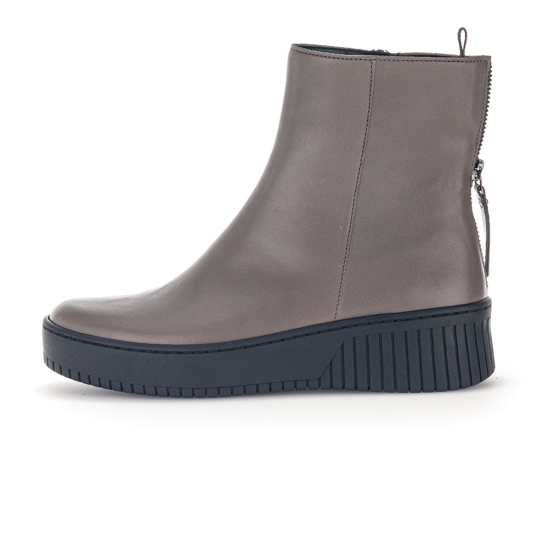 GABOR Grey(Taupe) leather boot,