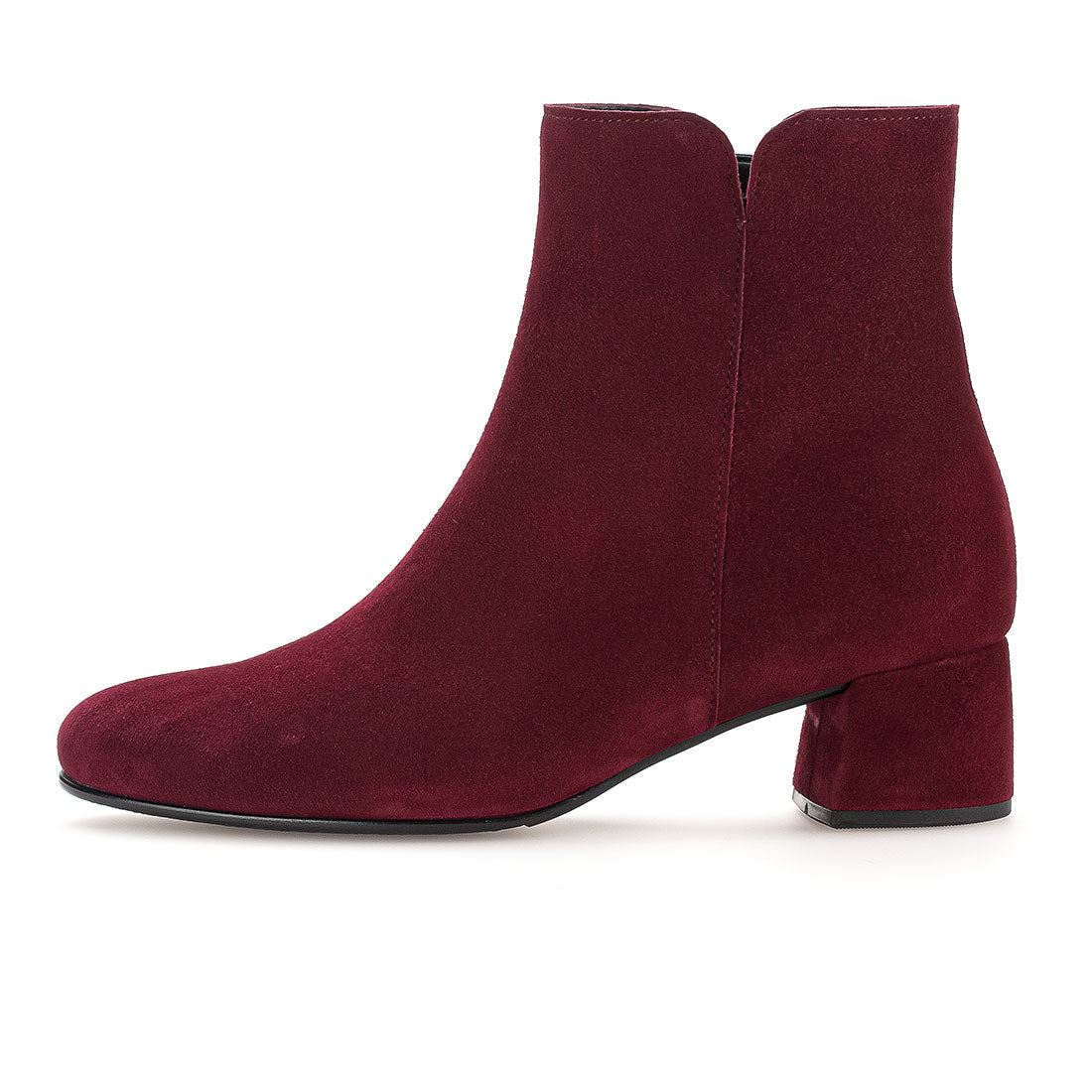 GABOR Bordeaux red suede boot,