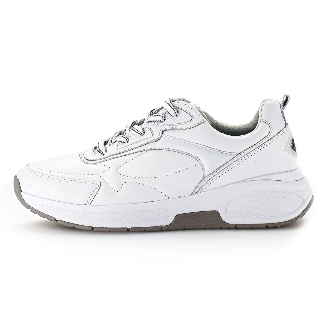 ROLLINGSOFT White leather sneaker with laces,