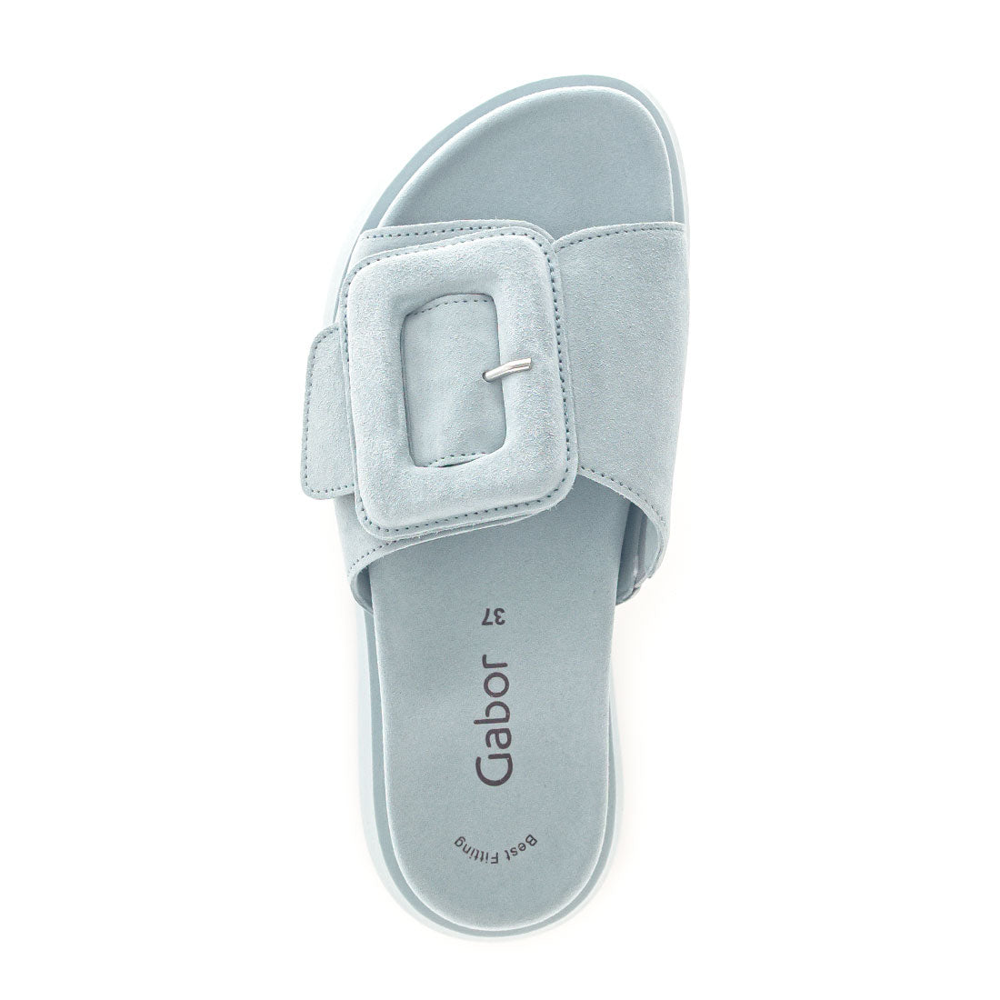 GABOR Light blue? suede sandal,