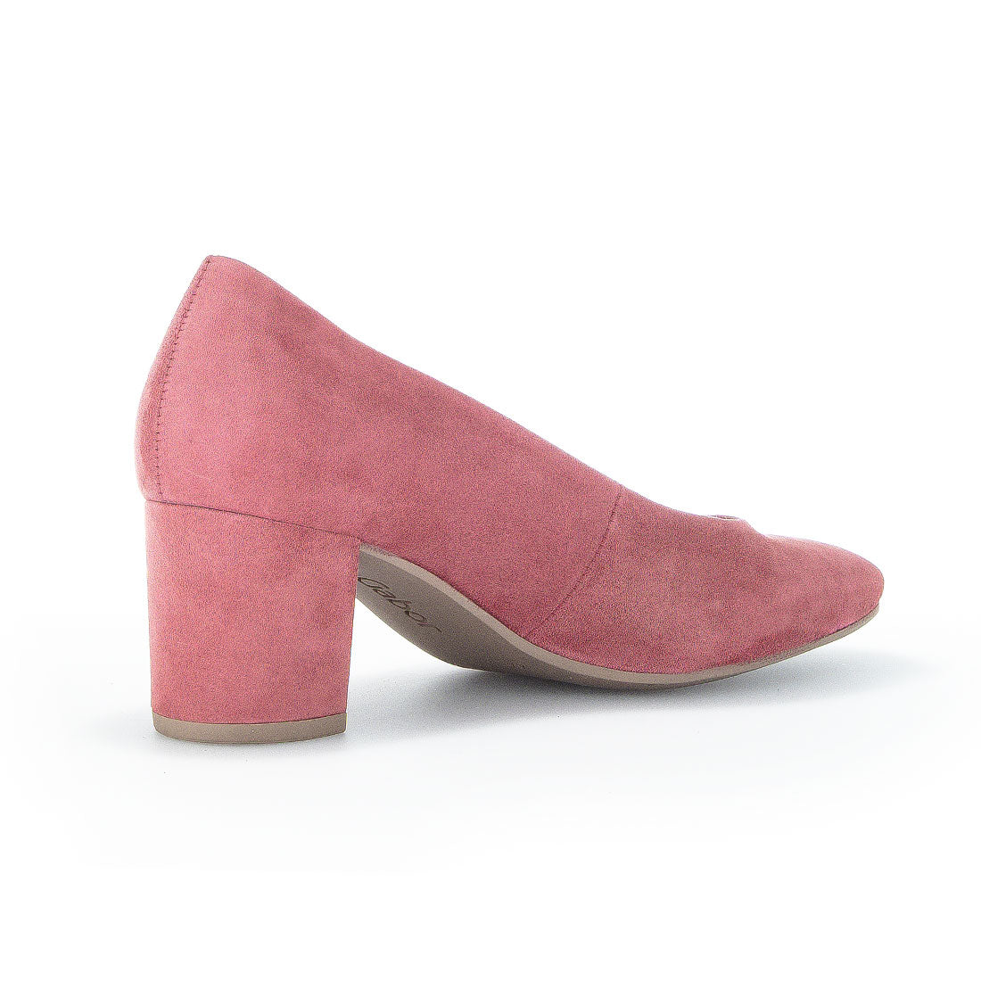 GABOR Berry suede pump with square toe,