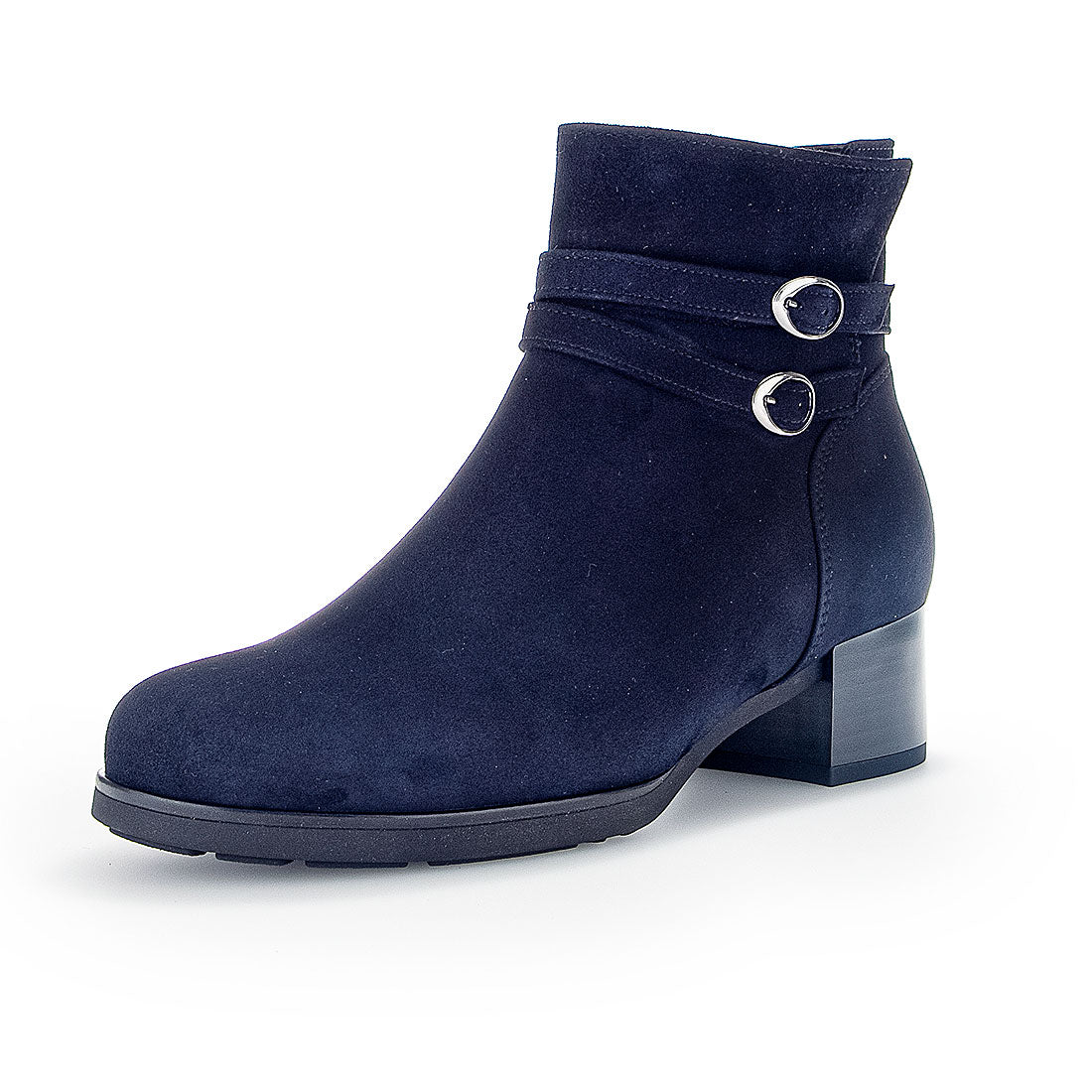 GABOR Atlantik blue suede boot,