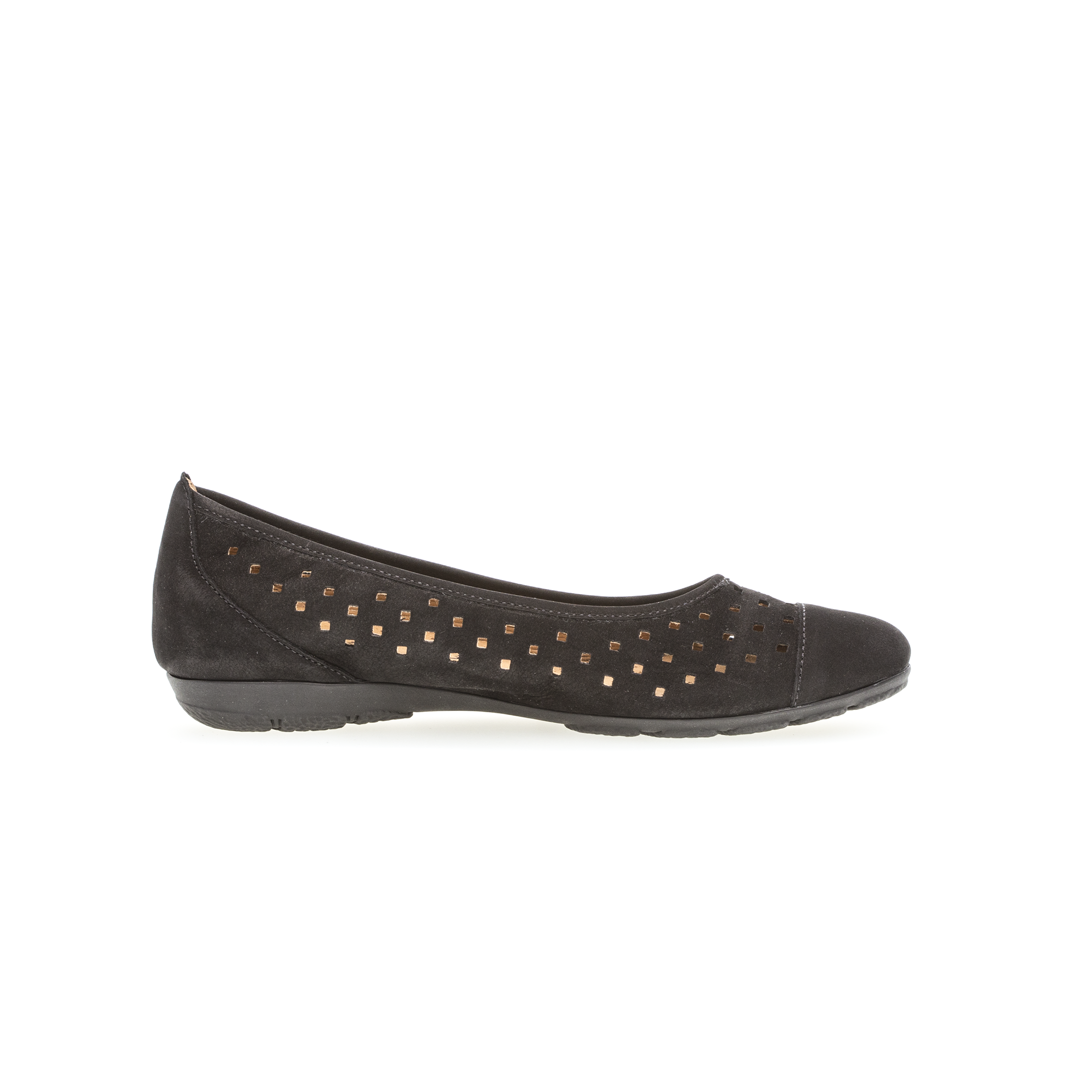 24.169 - CAP TOE PERFORATED BALLET FLAT