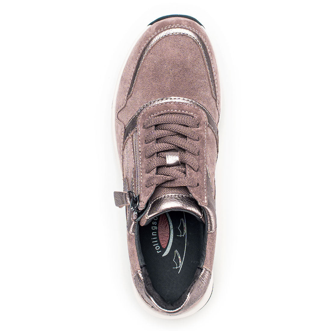 ROLLINGSOFT Dark pink suede sneaker,
