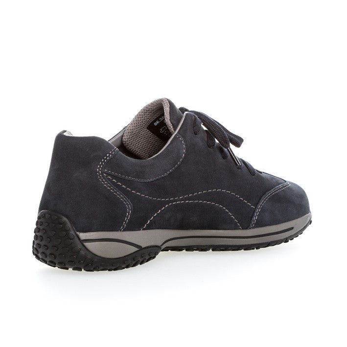 GABOR Dark blue nubuck with stitching,