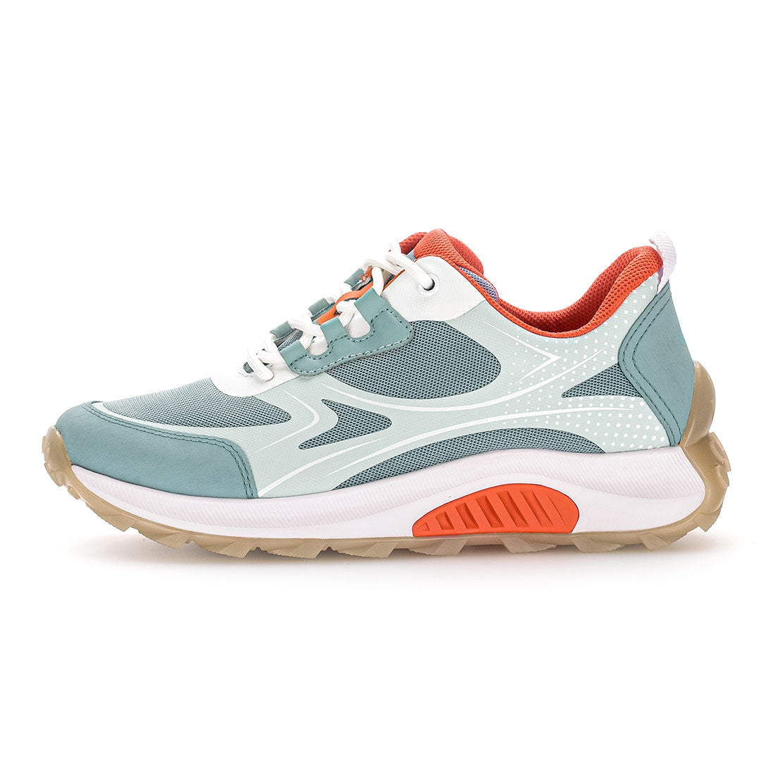 ROLLINGSOFT Blue combi textile sneaker (vegan),