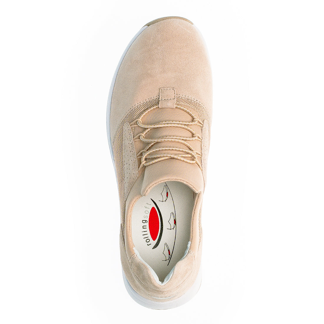 ROLLINGSOFT Oasi sand suede/textile sneaker,