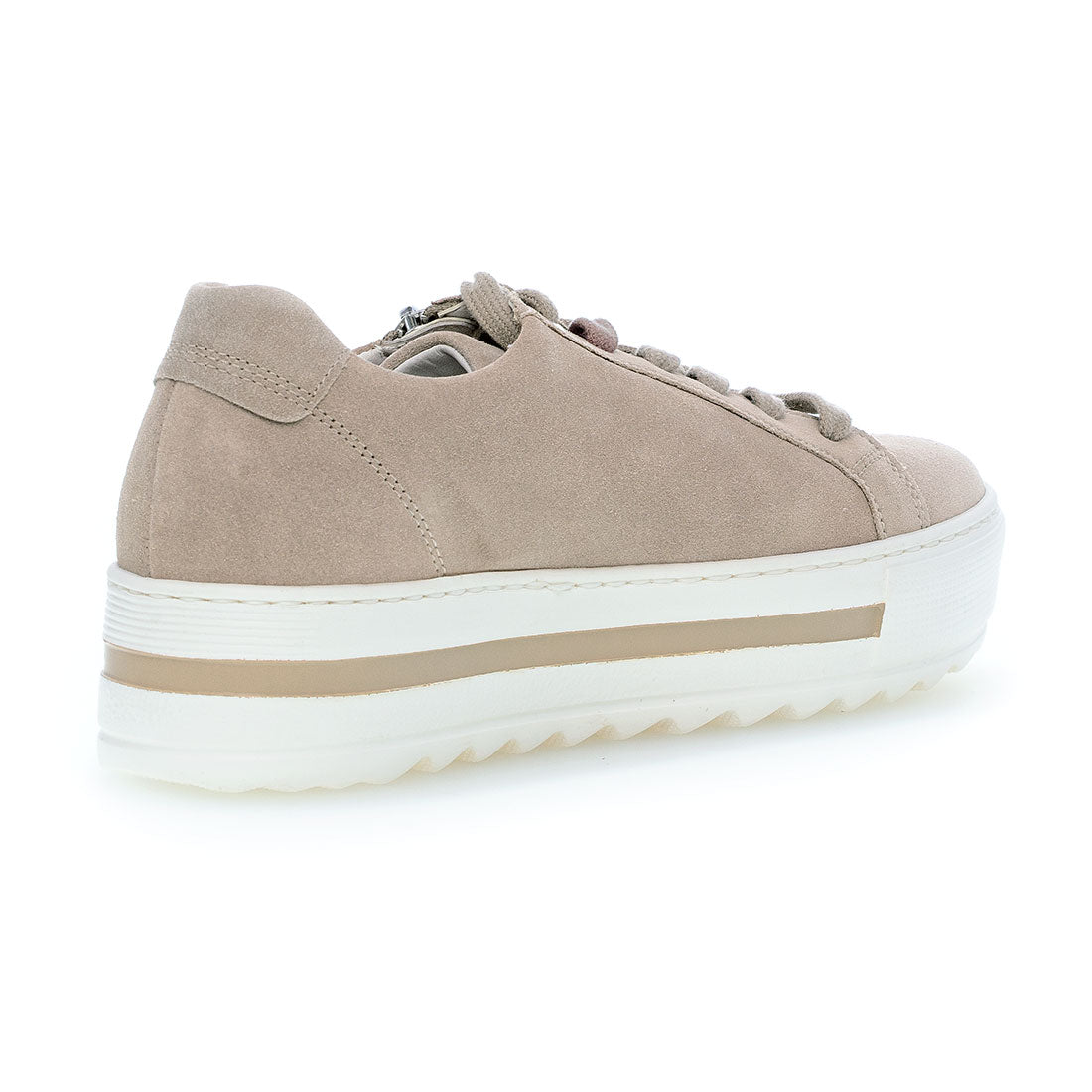 GABOR Sand suede sneaker,