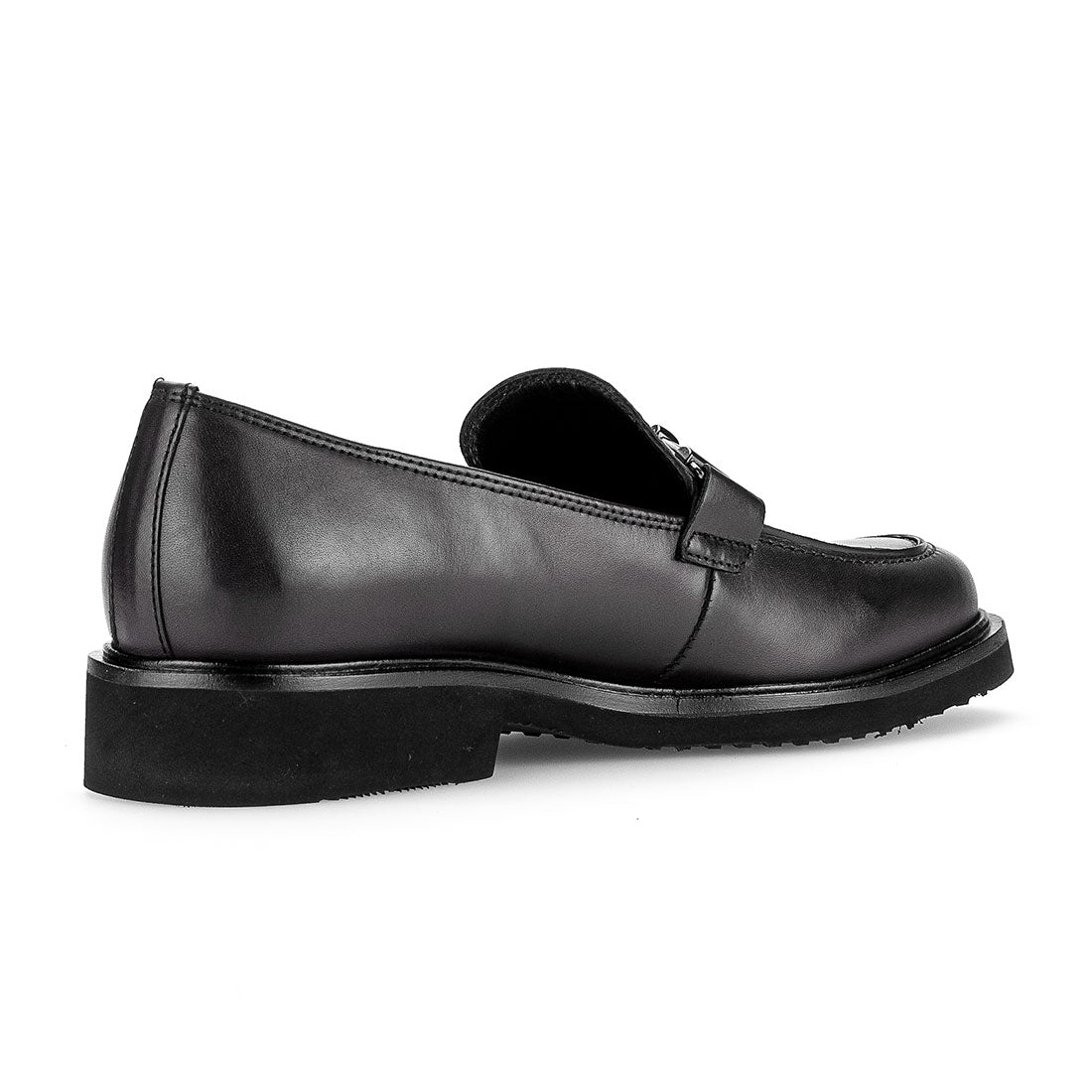 GABOR Blue leather loafer with bite,