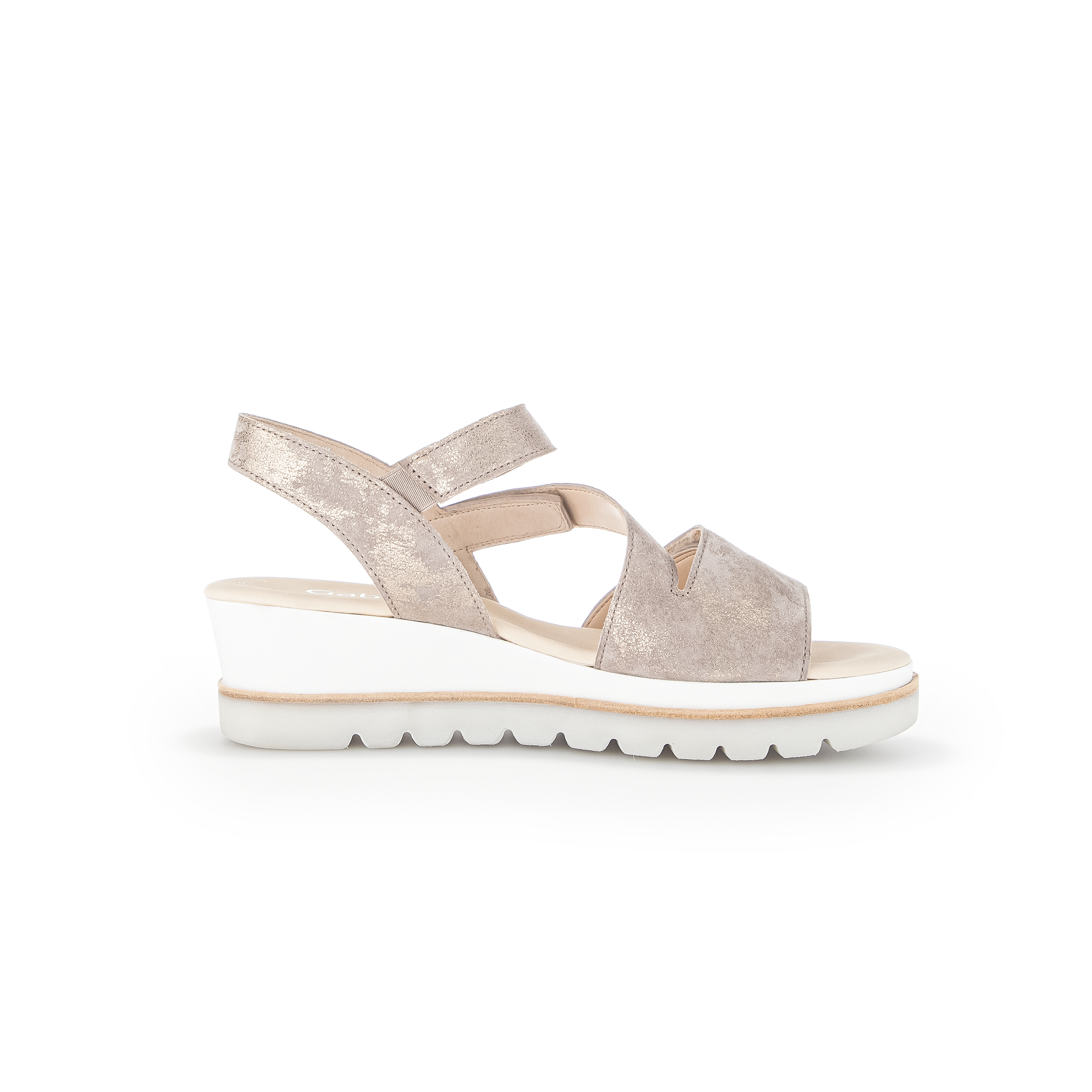 24.640 - QUARTER STRAP WEDGE VELCRO SANDAL