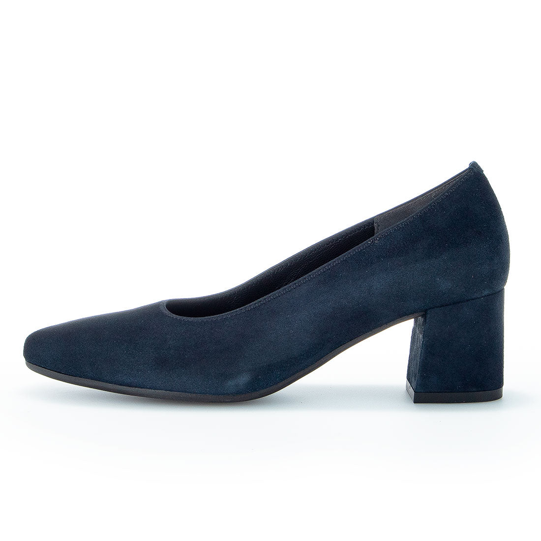 GABOR Blue suede pump,