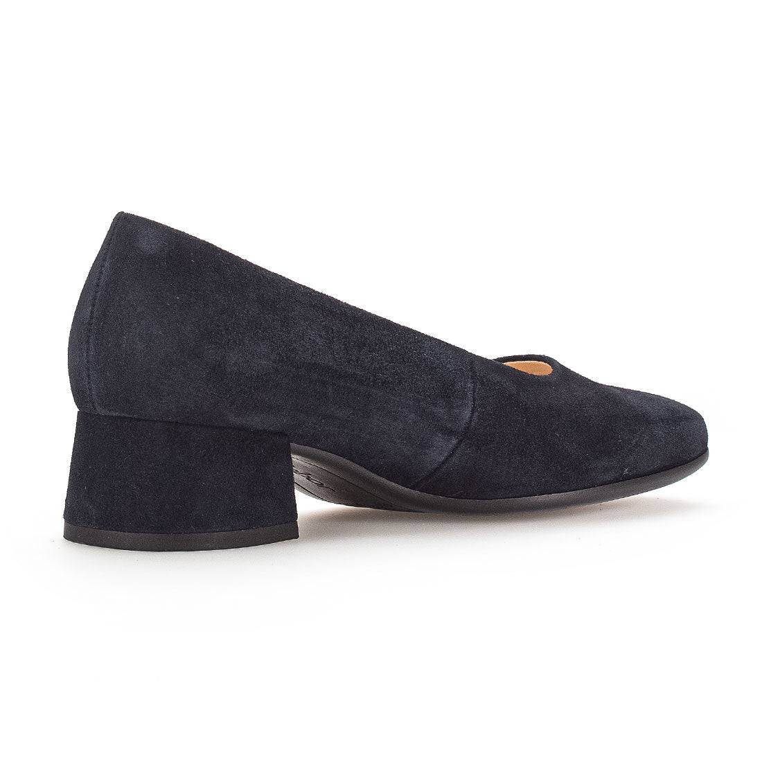 GABOR Blue suede pump with width G,