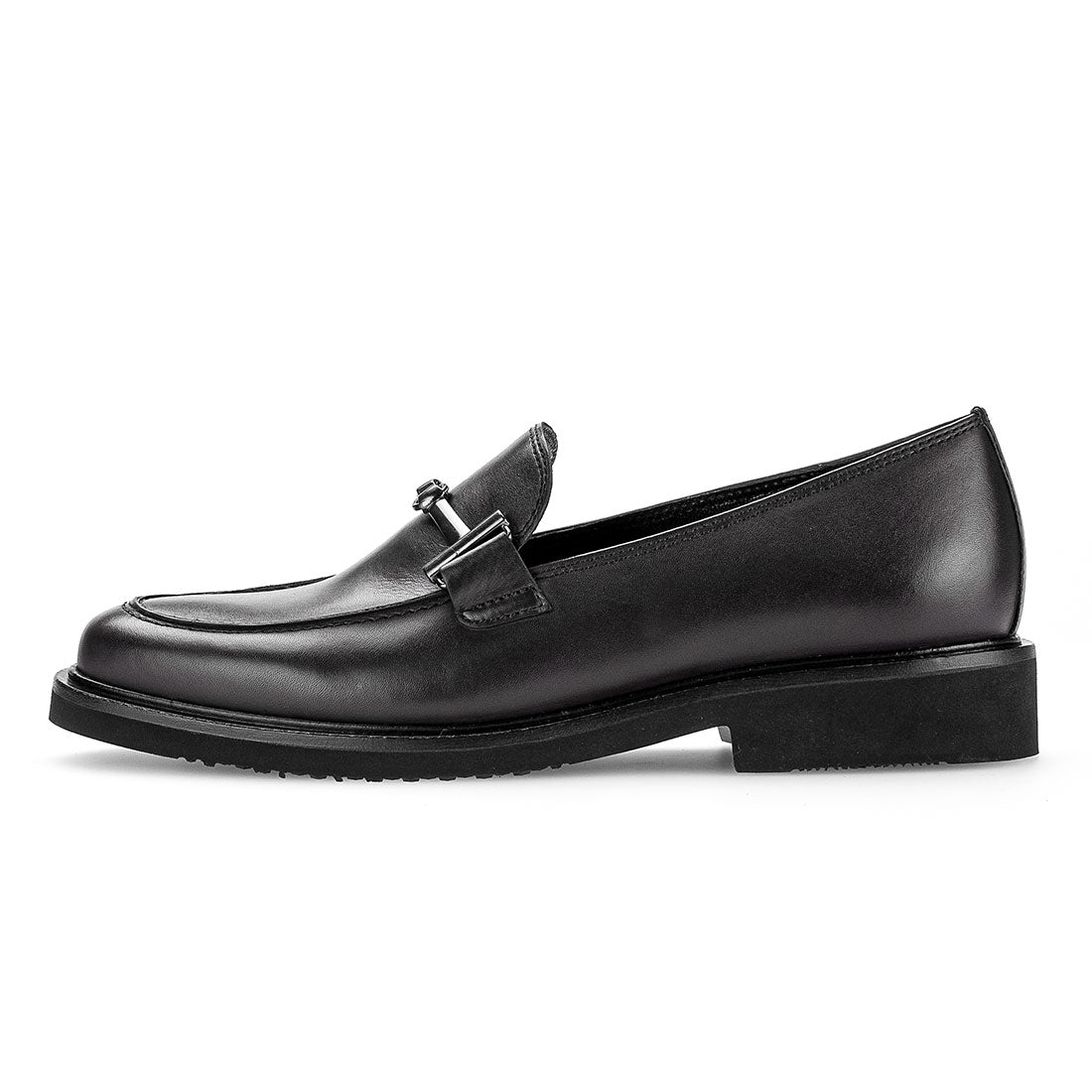 GABOR Blue leather loafer with bite,