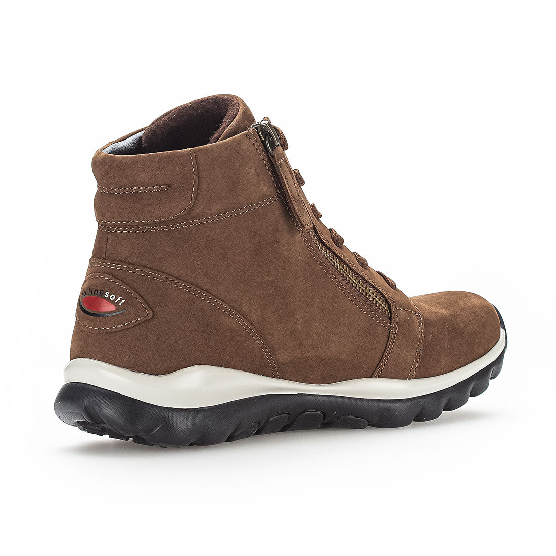 ROLLINGSOFT Whiskey nubuck with lace + zipper,