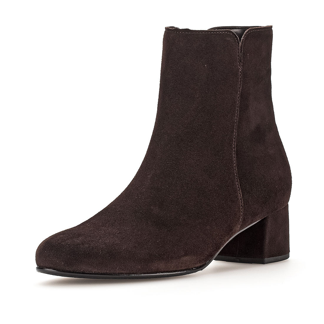 GABOR Chocolate brown suede boot,
